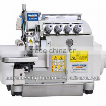 NT EX5214AZ/WT direct drive four thread overlock sewing machine with auto-trimmer