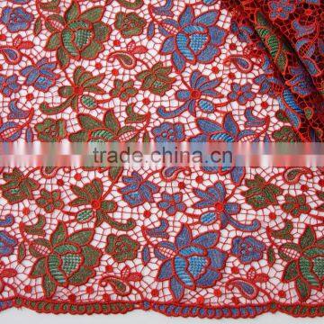 2016 african embroidery lace fabric nigerian lace material apparel dress lace