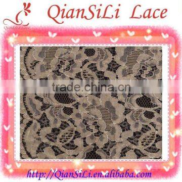 Cotton Nylon Spandex Lace Fabric
