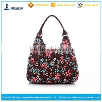 wholesale waterproof washing fabric bag nylon shoulder bag