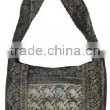 Handmade Black Shine Bohemian Hand Bag