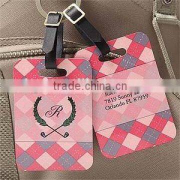 Custom logo printed standard size pvc luggage tag (PT-275)                        
                                                Quality Choice