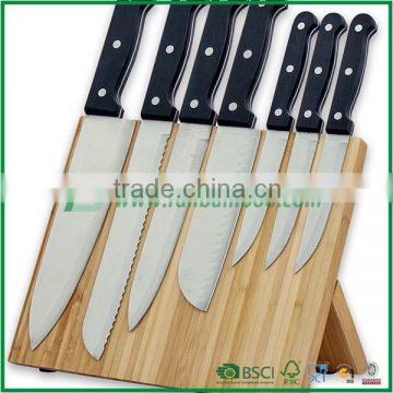 FB1-7003 Bamboo Magnetic cutlery knife block