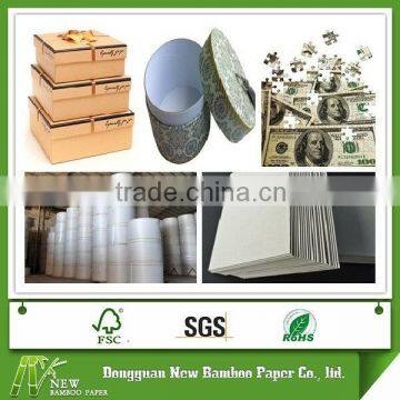 Guangdong laminating manufacturer grey paper roll 800 gsm board