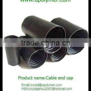 Cable heat shrikable end cap