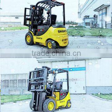 Chinese Shantui Electric Forklift SF30S with side shift