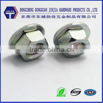 Hexagon nuts with collar din6331