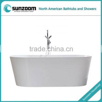 SUNZOOM cUPC small soaking tub,portable soaking tub,portable freestanding acrylic bath tub