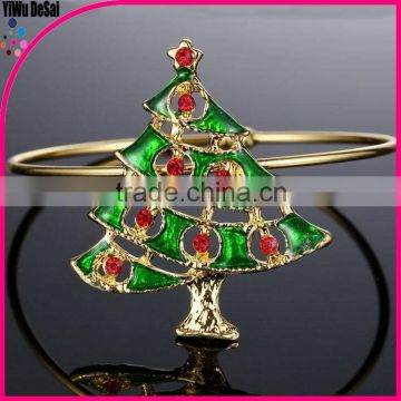 Christmas tree design fashionable beautiful style Christmas bangle