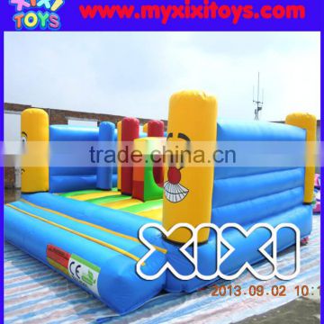 Inflatable jumping bouncer without roof, inflatable castle