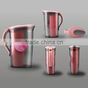 Wholease Plastic Pitcher With Lid for Juice Milk Water Fruit Tea Quality Choice photo-2