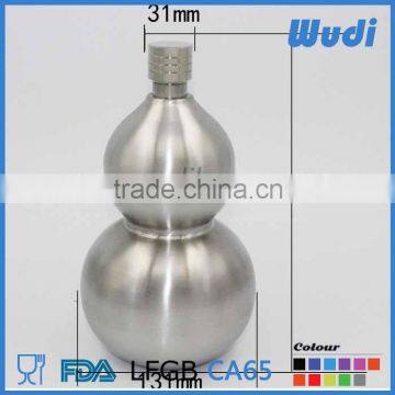 Gourd shape hip flask for wine , wiskey HF902