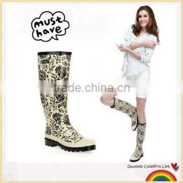 2012 elegant China porcelain design knee boots