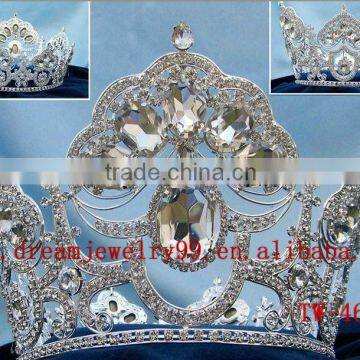 wholesale rhinestone flower pageant crown