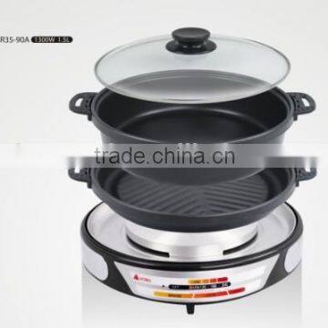 1400W Slow Cooker, Hot Pot Cooker,Multifunction Cooker