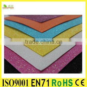 all color glitter eva foam sheet