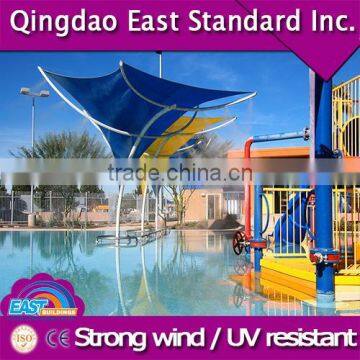 outdoor sand colour sun shade sail with fixing accessories