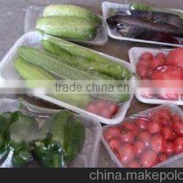 The Canton fair-Stretch film type for food wrapping pe cling film