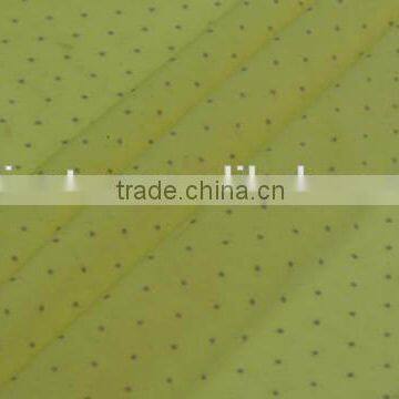 Grey Dot on Yellow N4020 Urlt Thin Nylon Spandex Woven Bandage Fabric photo-5