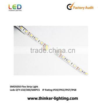 waterproof SMD5050 led strip 150leds 5 meter