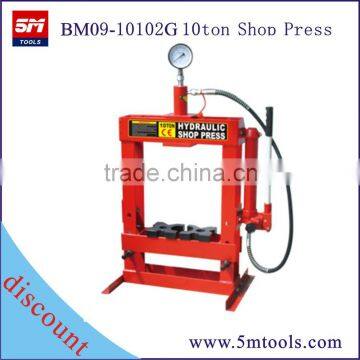 Disconnt 10t Shop Press with Guage