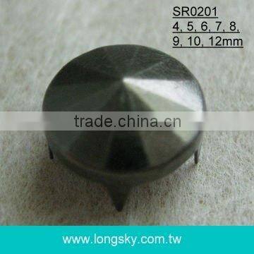 4 prong brass decorative studs (#SR0201)