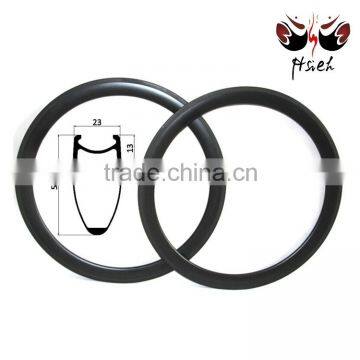 Ultralight 700C 50mm 23mm carbon clincher rim, Road bike basalt braking surface carbon clincher rim bicycle parts