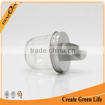 Taper Shape 300ml Glass Jar For Cupcake Wholesale