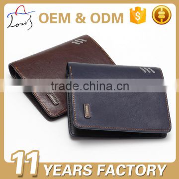 Newest Design Popular PU Leather Wallet for Men