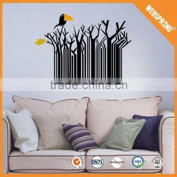 Low cost wall sticker lovely 3d tree wall sticker