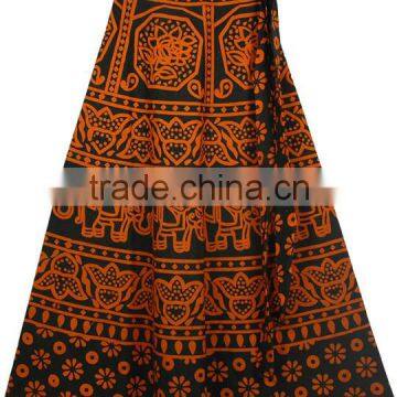 Rajasthani Long Cotton Wrap Skirt