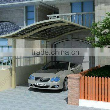 2015 New single carport with aluminum frame stylish and solid
