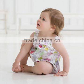 DB931 dave bella 2014 summer baby clothes baby clothing baby romper baby bodysuit baby onsie