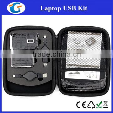 USB Cable Optical Mouse 5 In 1 Travel Kit Travel Set