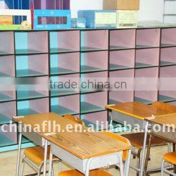 Non Toxic Compact Laminate Panel School Shelving Rack Cube Shelf Storage