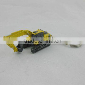 YL343OEM Construction Excavator/crane Alloy Car Toy Keychain,diecast Model Car Key Chain,metal Toy Car Keychain