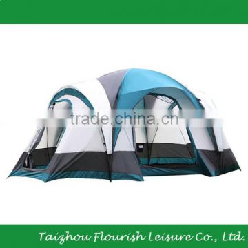 7-Person Water Resistant Family Tent with Large D-Style Door for Camping with Carry Bag