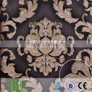 Classic pvc wallpaper high class wallpaper