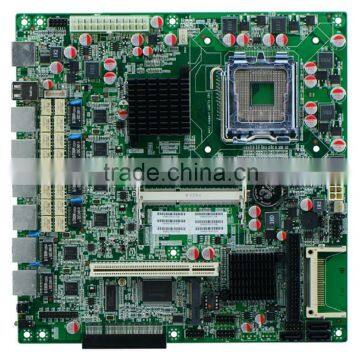 Firewall Motherboard G41XE VER:1.1 with bypass function G41 6*rj45 Ethernet Soft Router Mainboard