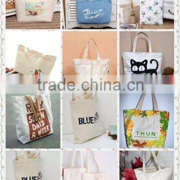 OEM China Factory Fashion Custom Cotton Shopping Bag White Portable Recyclable Shopping Cotton Bag photo-4