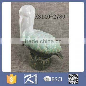 Porcelain vivid sea animals,seagull crab fish whale