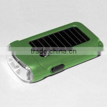 Waterproof LED Solar Flashlight