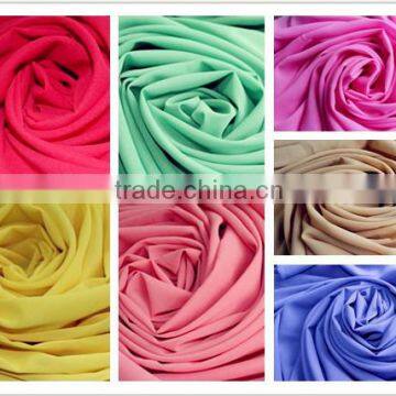 100%polyester Moss Crepe Chiffon Fabric for Ladys Dress photo-2