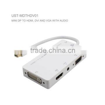 Mini DP to VGA /DVI and HD MI With Audio Adapter photo-2
