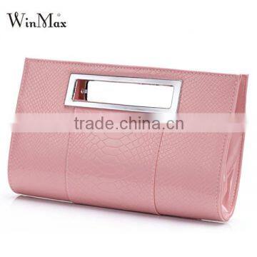 2016 Ladies Alligator PU Leather Handbag Women Party Evening Bag photo-5