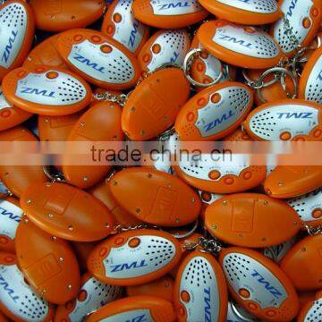 Portable voice recorder LED keychain, promotional gift company exhibition mall activities