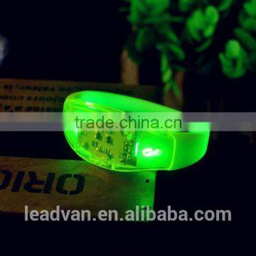 Large Events Massive Dance Festivals Custom Sound Activated Glow Flashing Led Bracelet Wristband