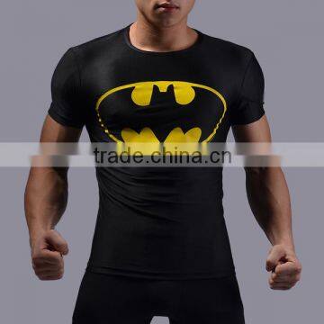 Summer Style Men Marvel Superhero/bat-man Compression t Shirt Superman Gym Men Fitness Sport Workout Crossfit Clothes Shirt photo-2