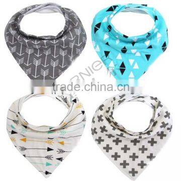 New Design Fashion Manufacturer Cotton Baby Bandana Bibs Baby Bib photo-2
