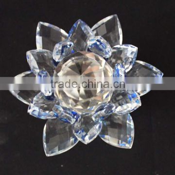 blue lotus flower apperance crystal gifts for Christmas